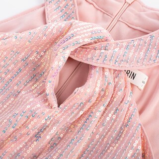 Foto 6 | Foto 6 | Blusa De Lentejuelas Grace Karin Sin Mangas Para Mujer Rosa Claro - Venta Internacional.