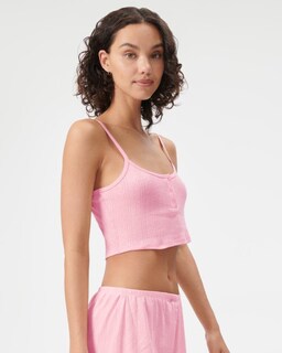 Foto 3 | Foto 3 | Camiseta Sin Mangas Florence De Mills Cozy Crush Sweet Pointelle Pink - Venta Internacional.