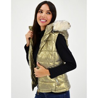 Foto 1 | Foto 1 | Chaleco Acolchado Roman Fashion Juvenil 5614 color Dorado