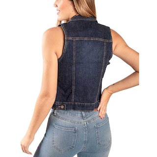 Foto 2 | Foto 2 | Chaleco Jeanswest Azul para Mujer