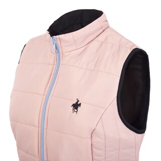 Foto 3 | Foto 3 | Chaleco Doble Vista Polo Team Negro/Malva para Dama