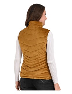 Foto 3 | Foto 3 | Chaleco Afelpado Aterciopelado Para Mujer Tipo Velur Camel