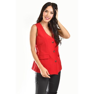Foto 5 | Foto 5 | Chaleco De Vestir Roman Fashion /juvenil, 2430 (rojo) Rojo