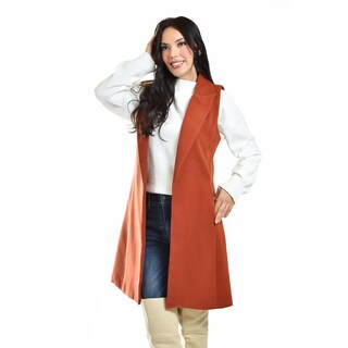Foto 4 | Foto 4 | Chaleco Largo Roman Fashion /juvenil, 4507 (chedron) Naranja Oscuro