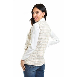 Foto 3 | Foto 3 | Chaleco Tweed Roman Fashion /juvenil, 2435 (beige) Beige