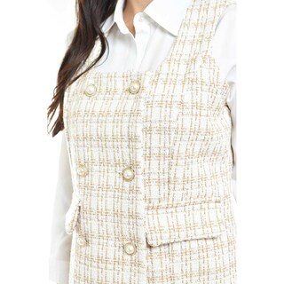 Foto 4 | Foto 4 | Chaleco Tweed Roman Fashion /juvenil, 2435 (beige) Beige