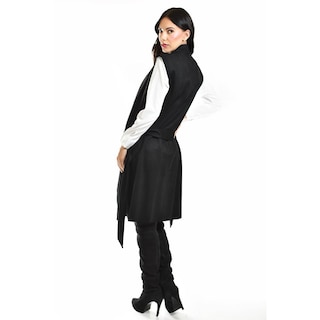 Foto 3 | Foto 3 | Chaleco Asimetrico Tipo Gamuza Romann Fashion /juvenil, 2180 (negro) Negro