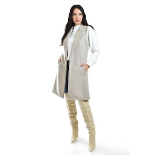 Foto 5 | Foto 5 | Chaleco Con Solapa Roman Fashion /juvenil, 2953 (beige) Beige