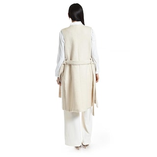 Foto 4 | Foto 4 | Chaleco Teddy Con Cinto Roman Fashion /juvenil, 123 (hueso) Beige