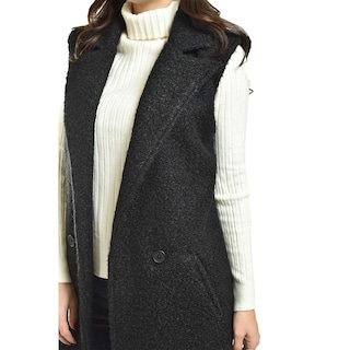 Foto 4 | Foto 4 | Chaleco Estilo Teddy Roman Fashion /juvenil, 124 (negro) Negro