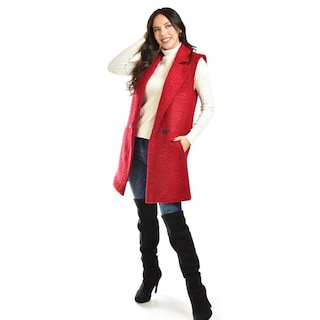 Foto 2 | Foto 2 | Chaleco Estilo Teddy Roman Fashion /juvenil, 124 (rojo) Rojo
