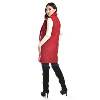 Foto 3 | Foto 3 | Chaleco Estilo Teddy Roman Fashion /juvenil, 124 (rojo) Rojo