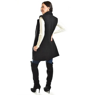Foto 3 | Foto 3 | Chaleco Estilo Teddy Roman Fashion /juvenil, 124 (negro) Negro