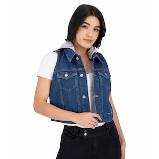 Foto 2 | Foto 2 | Chaleco de Mezclilla Britos Jeans para Mujer