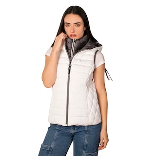 Foto 1 | Foto 1 | Chaleco Greenlander Capitonado Cómodo Casula Con Capucha Para Mujer