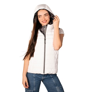 Foto 4 | Foto 4 | Chaleco Greenlander Capitonado Cómodo Casula Con Capucha Para Mujer