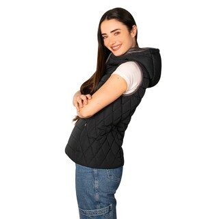 Foto 3 | Foto 3 | Chaleco Greenlander Capitonado Cómodo Casula Con Capucha Para Mujer