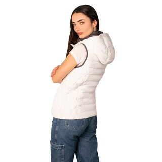 Foto 5 | Foto 5 | Chaleco Greenlander Capitonado Cómodo Casula Con Capucha Para Mujer