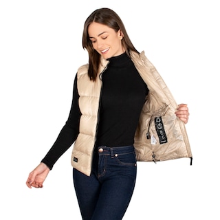 Foto 2 | Foto 2 | Chaleco Greenlander Lifestyle De Pluma Para Mujer