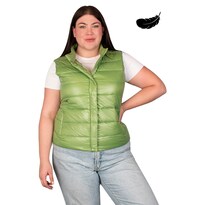 Chaleco Greenlander Pluma Ligera Tallas Extras Para Mujer