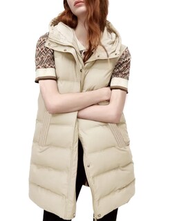 Foto 1 | Foto 1 | Chaleco Acolchado Tanming Largo De Algodón Para Mujer Con Capucha Extraíble - Venta Internacional.