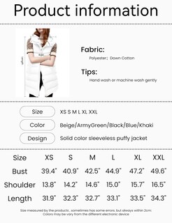 Foto 2 | Foto 2 | Chaleco Acolchado Tanming De Algodón Sin Mangas Con Capucha Para Mujer, Color Blanco - Venta Internacional.