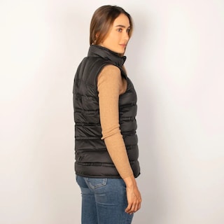 Foto 4 | Foto 4 | Chaleco Greenlander Para Mujer Capitonado De Pluma Y Cuello Alto