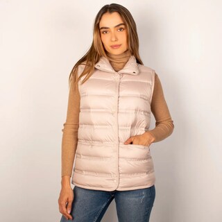 Foto 1 | Foto 1 | Chaleco Greenlander Para Mujer Capitonado De Pluma Y Cuello Alto