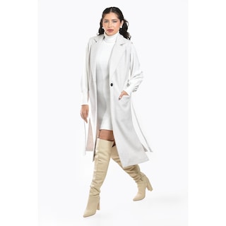 Foto 5 | Foto 5 | Chaleco Largo Con Cinto Roman Fashion /juvenil 3018 (hueso) Beige