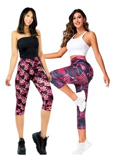 Foto 1 | Foto 1 | Leggings Capri Cap-010 Dos Diseños