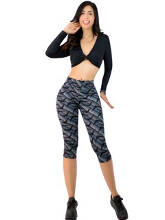Foto 1 | Foto 1 | Leggings Capri De Mujer Cap-010-2-d2 Stretch De Diseños Estampados