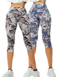 Foto 1 | Foto 1 | Set De 2 Leggings Capri Cap-010 Dos Diseños