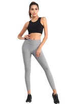 Leggins Mujer Capris Bermuda Mallones Cap-02 Gris Claro Mayon Mallas