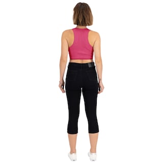 Foto 2 | Foto 2 | Pantalón Capri Britos Jeans Mezclilla Negro para Mujer