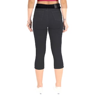Foto 2 | Foto 2 | Pantalón Capri Britos Jeans Mezclilla Negro para Mujer