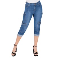 Capri Britos Jeans Mujer Mezclilla Pescador Azul 025662