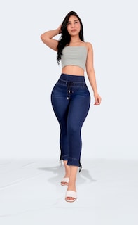 Foto 6 | Foto 6 | Capri Casual Para Mujer Con Efecto Levanta Pompa – Calidad Premium 2908/01