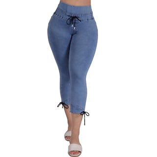 Foto 1 | Foto 1 | Capri Casual Para Mujer Con Efecto Levanta Pompa – Calidad Premium 2908/02