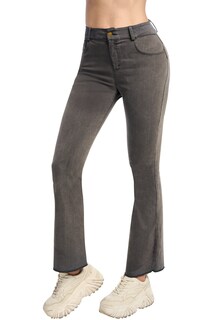 Foto 1 | Foto 1 | Jeans Devendi color Gris Campana Stretch