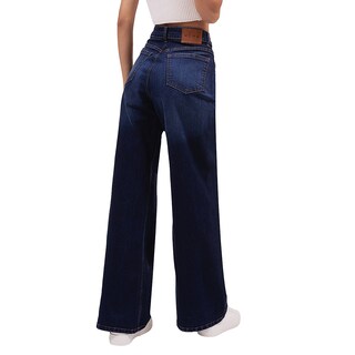 Foto 2 | Foto 2 | Jeans Wide Leg MCHK Azul Stretch para Dama