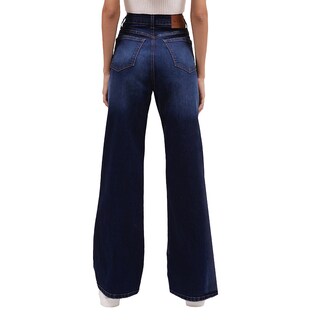 Foto 3 | Foto 3 | Jeans Wide Leg MCHK Azul Stretch para Dama