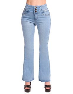 Foto 1 | Foto 1 | Jeans Devendi Azul para Mujer
