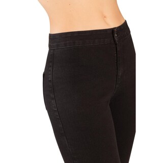 Foto 3 | Foto 3 | Pantalones de Campana Jeanswest 9703A Negros para Mujer