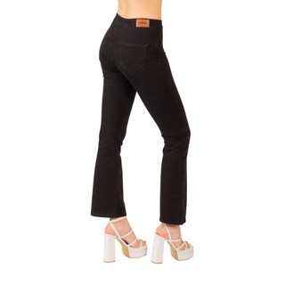 Foto 4 | Foto 4 | Pantalones de Campana Jeanswest 9703A Negros para Mujer