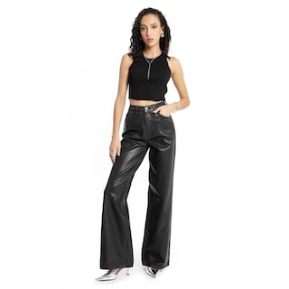 Foto 1 | Foto 1 | Jeans Con Efecto Metalico /juvenil, 6725 (negro) Negro