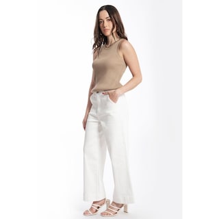 Foto 2 | Foto 2 | Jeans Corte Culotte Juvenil, 6861 (blanco) Blanco
