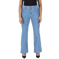 Pantalón Acampanado Britos Jeans Mezclilla Azul 025622 para Mujer