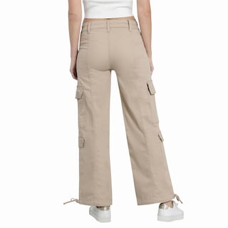Foto 3 | Foto 3 | Jeans Lee Wide Leg 442 Beige para Mujer