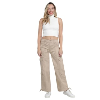 Foto 4 | Foto 4 | Jeans Lee Wide Leg 442 Beige para Mujer