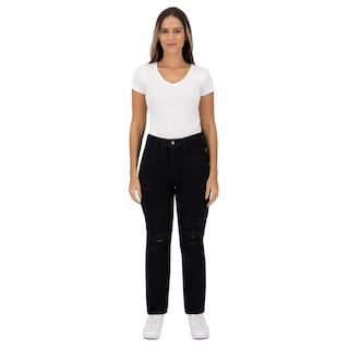 Foto 3 | Foto 3 | Pantalón Mom Britos Jeans 024857 Negro para Mujer